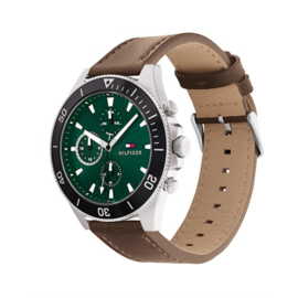 Tommy Hilfiger Heren Horloge met Groene Wijzerplaat