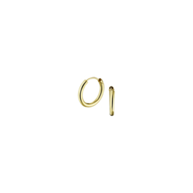 14K Oorringen Ronde Buis 1,8 mm Diameter 13 mm