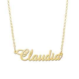 Names4ever Claudia Stijl Gouden Naamketting