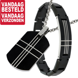 Crossing Lines Armband + Kettinghanger XS4M