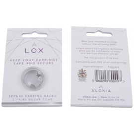 Veiligheidsslotjes voor Oorbellen LOX > Zilverkleurige