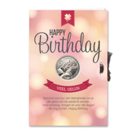 Geluksmunt Cadeaukaart - Happy Birthday