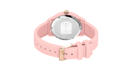 Lacoste Roze Dames Horloge met Roze Silicone Horlogeband