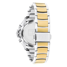 Zilver- en Goudkleurig Dames Horloge van Tommy Hilfiger