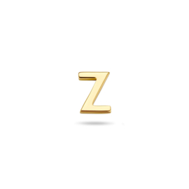 14K Gouden Oorknop Letter Z
