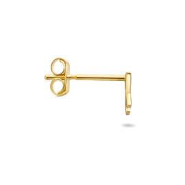 14K Gouden Oorknop Letter X