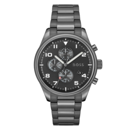 BOSS VIEW Grijs Stalen Herenhorloge HB1513991