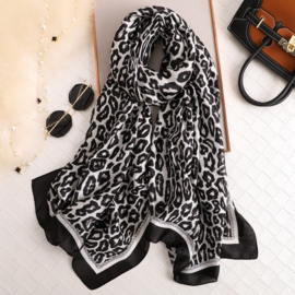 Luxe Zwarte Sjaal voor Dames M1703