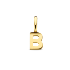 14K Geelgouden Hanger met Letter B