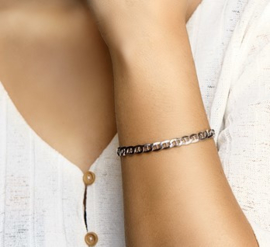 Luxueuze Anker Armband van Gerhodineerd Zilver