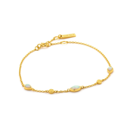 Goudkleurige Opal Colour Bracelet van Ania Haie