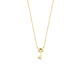 14k Geelgouden Collier met Sleutel