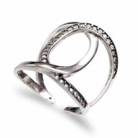 Queen Jewelry Zilveren Fashion Ring van Jennifer