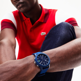 Lacoste Blauw Heren Horloge met Blauwe Horlogeband