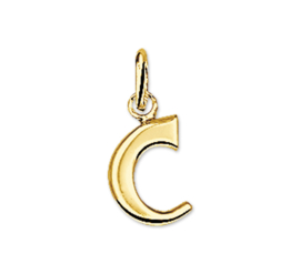 Gouden Letter Bedel Hanger – C