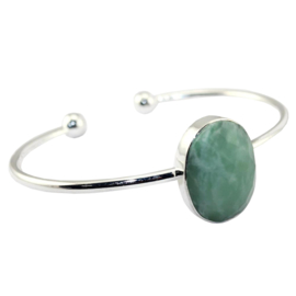 Bangle Armband met Amazonite Edelsteen van Sujasa