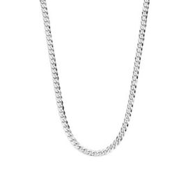 Zilveren Dames Collier Gourmet 3,2 mm 41 + 4 cm