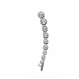 Queen Jewelry Zilveren Linker Ear Cuff van Halle