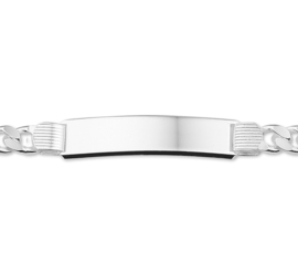 Gourmet Plaat 10 mm Graveer Armband voor Heren 21 cm