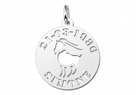 Names4ever Dierenriem Hanger Steenbok ZHS022