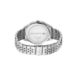 Lacoste Zilverkleurig Vienna Horloge met Schakelband voor Heren