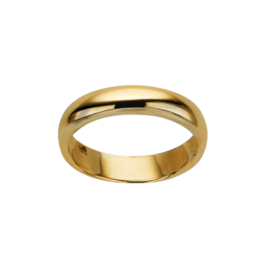 Goudkleurige Ring van Edelstaal van M&M | Ringmaat 19,7