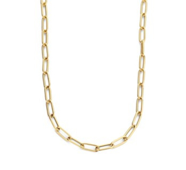 Massief Gouden Collier Paperclip 4,0 mm 42 cm