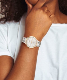 Tommy Hilfiger Dames Horloge met Roségoudkleurige Bezel