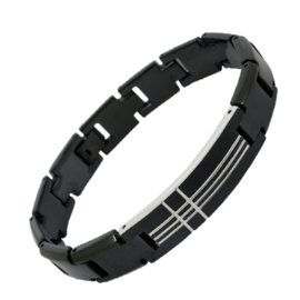 XS-eries4men Crossing Lines Bracelet - Graveer sieraad