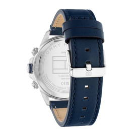 Tommy Hilfiger Horloge LARS - Ø46 - BLAUW TH1792063