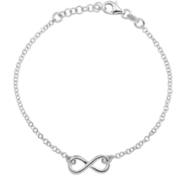 Infinity Fantasie Armband van Zilver