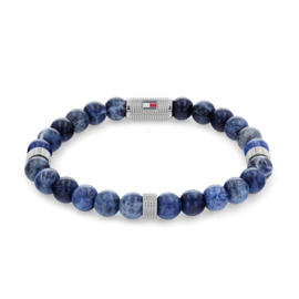 Tommy Hilfiger Blauw Edelstenen Heren Kralen Armband TJ2790436