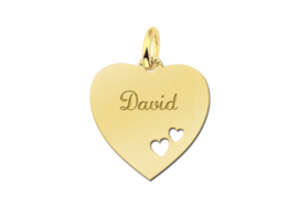 Moederdag Sieraden | Names4ever Goud Hart Met 2 Hartjes