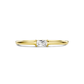 Gouden Ring met Geboortesteen April Zirkonia