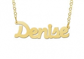 Names4ever Denise Stijl Gouden Naamketting