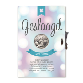 Geluksmunt Cadeaukaart - Geslaagd