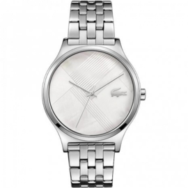 Zilverkleurig Nikita Horloge voor Dames met Schakelband van Lacoste