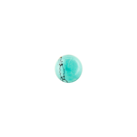 Turquoise Pura Zirkonia 9mm Munt van MY iMenso
