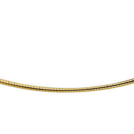 Stevig Gouden Omega Collier Lengte 45 cm