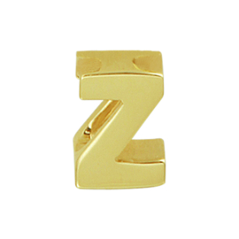 Letter Hanger Z van 14K Geelgoud