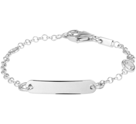 Graveer Armbandje met Jasseron Schakels | Lengte: 11cm + 2 cm