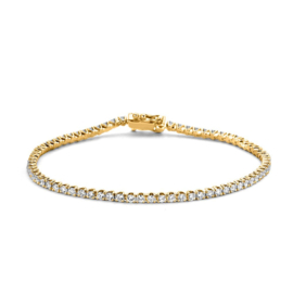 Excellent Jewelry Tennis Armband van Goud met 1,04 crt. Diamanten