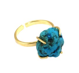 Ring met Turquoise Edelsteen van Sujasa