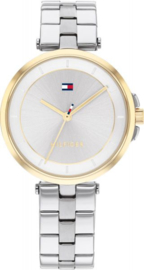 Tommy Hilfiger Goudkleurig Dames Horloge met Slanke Schakels