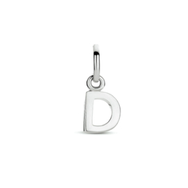 Letter Hanger D | Massief 925 Zilver