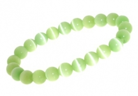 Groene Kattenoog Charm-bedelarmband AB06 > Names4ever