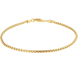 Gouden Venetiaanse Schakelarmband voor Dames