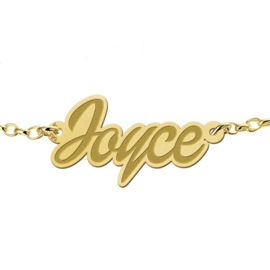 Joyce Armband van Goud met Naamhanger > Names4ever