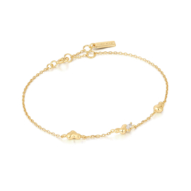 Ania Haie Gold Twisted Armband 16,5 - 18,5 cm AH B050-01G