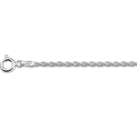 Zilveren Koord Collier | Dikte: 2mm Lengte: 45cm